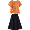 【预售3天】半身裙套装夏季2025新款小个子穿搭一整套设计感短袖t恤两件套CPYY8153 商品缩略图4
