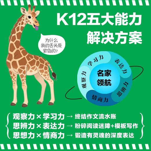 《读行九万里：毕淑敏60堂环球读写课（青少版）》全3册 9-18岁 紧跟新课标 跨学科思维 解决成长难题 点亮写作灵感 商品图5