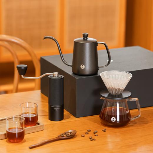 泰摩 手冲咖啡壶套装 家用滴滤咖啡手冲壶礼盒手摇磨豆机器具套装 商品图12