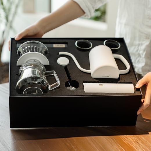 泰摩 手冲咖啡壶套装 家用滴滤咖啡手冲壶礼盒手摇磨豆机器具套装 商品图8