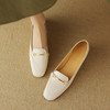 【预售5天】英伦风软皮乐福鞋，法式粗跟方头浅口单鞋中跟小皮鞋SSS&S5310-1 商品缩略图2