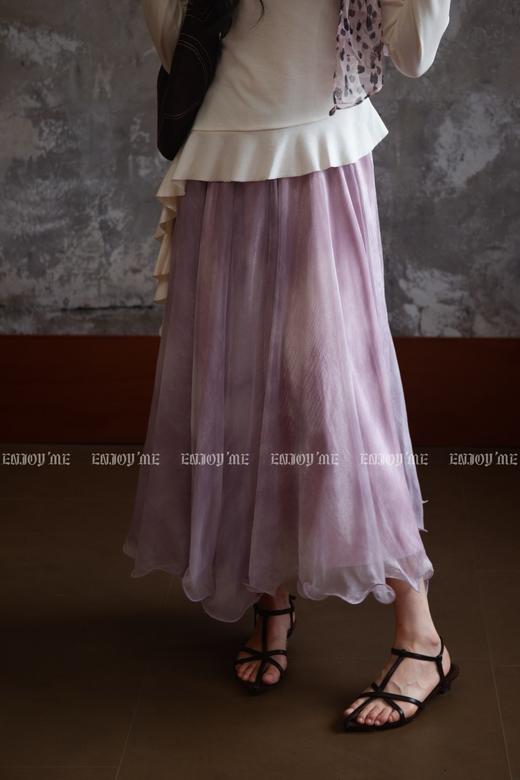 【门店同款】ENJOY秋季“光阴序语”氛围特调纱半裙 164247595 商品图7