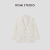 ROMI STUDIO防晒UPF50轻量化高弹轻薄西装杏色外套RWCRWG4356 商品缩略图0