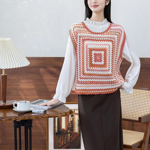 苏苏姐家年华背心手工diy钩针编织羊毛线毛线团上衣材料包 商品图2