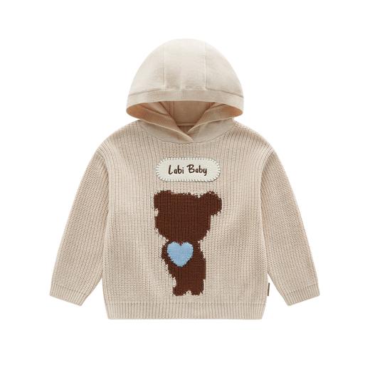 拉比内衣-3连帽棉线i5上衣卡其LYCC10200171 商品图0