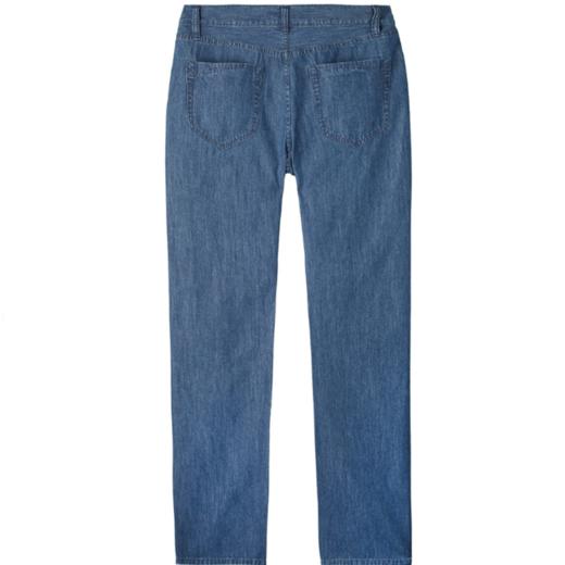 佐丹奴男款纯棉薄牛仔猫须洗水中腰长裤13111011 商品图7