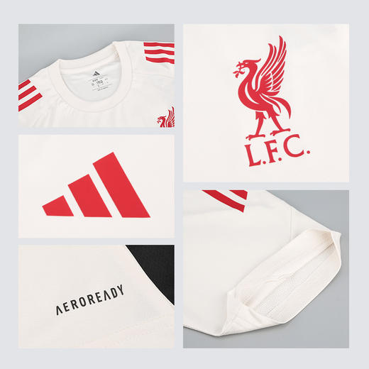 小李子ADIDAS阿迪达斯利物浦足球运动短袖训练服成人男JV6574 商品图3