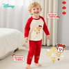 迪士尼春秋新款男女宝宝纯棉家居服国风喜庆长袖秋衣裤套装ZD3ET021 商品缩略图2