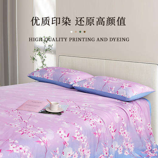 罗孚 简•梦境花园全棉四件套 40S 粉色 商品图1