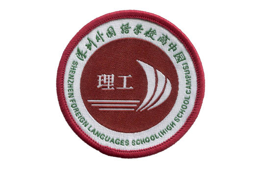 通版深圳外国语学校高中园（理工）织唛校徽礼服姓名贴缝烫现货51 商品图0
