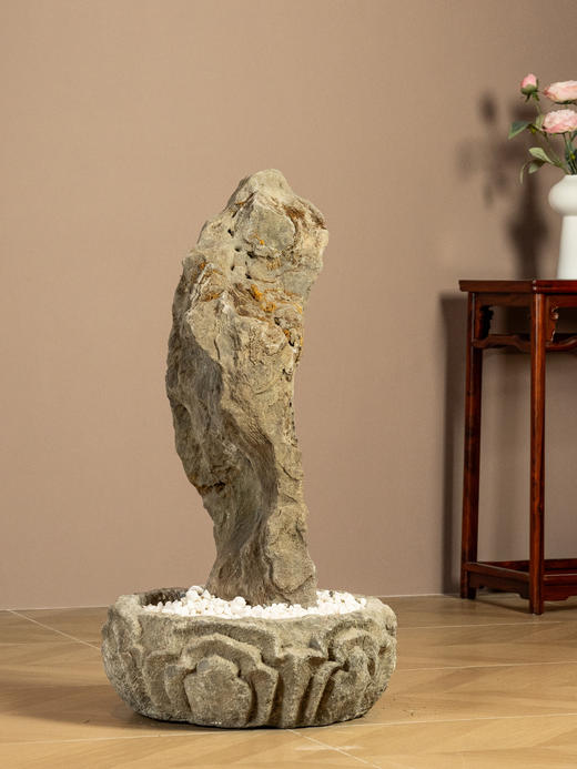 清	太湖石园林赏石及石盆 商品图4