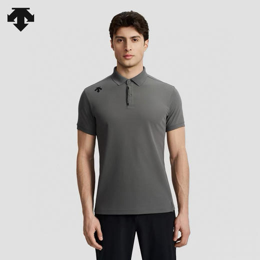 点此购买 迪桑特夏季男士都市通勤休闲百搭精梳丝光棉短袖polo衫 tuo 325855 商品图3