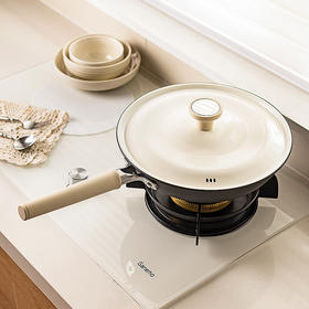 摩登主妇女士轻量铁锅炒菜锅家用电磁炉煤气灶专用无涂层不粘炒锅