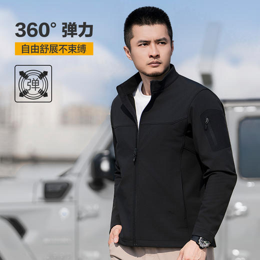 【龙牙上新】加强版四代龙牙寒锋战术软壳立领夹克加强版 商品图5