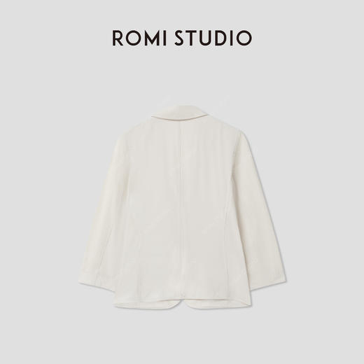 ROMI STUDIO防晒UPF50轻量化高弹轻薄西装杏色外套RWCRWG4356 商品图1