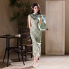 绿色旗袍高级感2025新款夏季YG2641 商品缩略图1