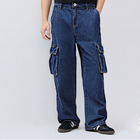 佐丹奴男装25年新款商场同款工装口袋牛仔裤01115043
