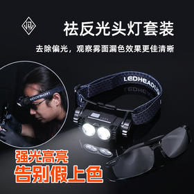高亮度纹身师工作头灯祛反光防偏振眼镜辅助刺青清晰惊蛰纹身器材