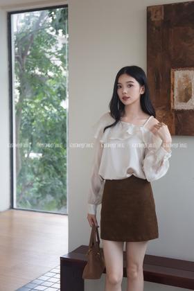【门店同款】ENJOY秋季“浮光织影”韩系百搭短半裙 164246664