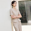 IWY/燕麦色短袖西装套装女夏季高级感正式场合接待职业装工作服25CP801 商品缩略图2