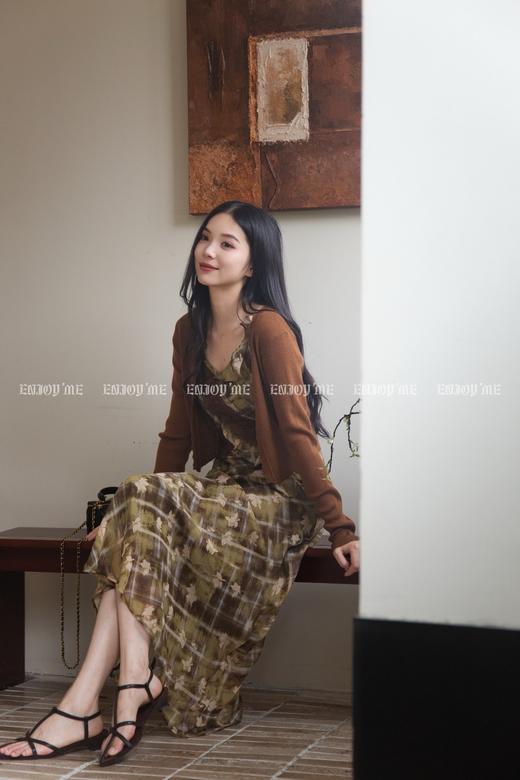 【门店同款】ENJOY秋季“谧色花颂”软糯针织开衫 164344862 商品图4