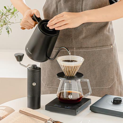 泰摩 进阶型家用手冲咖啡套装礼盒  温控手冲煮壶 磨豆机 电子秤 滤杯  一套配齐 商品图14