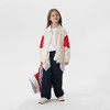 马克珍妮男女童美式校园时尚拼色外套儿童运动夹克秋装新款551558 商品缩略图3