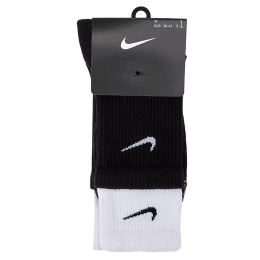 【云粉节】【88折】7楼耐克360 男女袜透气休闲训练黑白袜DD2795-011 吊牌价79 现价70 商品图3