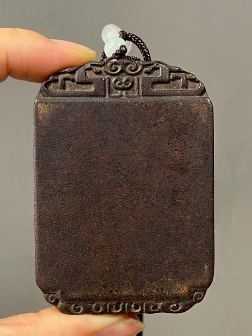 兽角雕螭龙框无事牌，顺丰包邮 商品图2