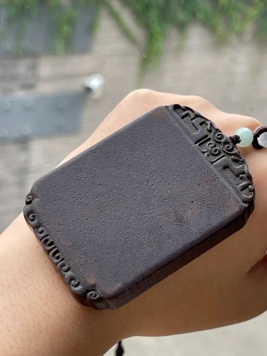 兽角雕螭龙框无事牌，顺丰包邮 商品图8