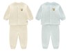 拉比内衣-4童趣夹丝内衣i5全开服套装（2套装）粉黄/蓝白LYDA10010158 商品缩略图1