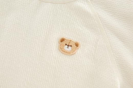 拉比内衣-3绵绵内衣圆领服套装i5杏色LYEA100413 商品图7