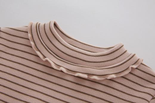 拉比童衣-3拉比花边半高领衣i5特殊色/杏色LYDC100307 商品图9