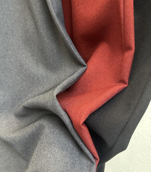 SZ3L13斜纹大阔腿裤 前腰双褶设计 时尚潮流 显瘦百搭 三色可选 商品图4