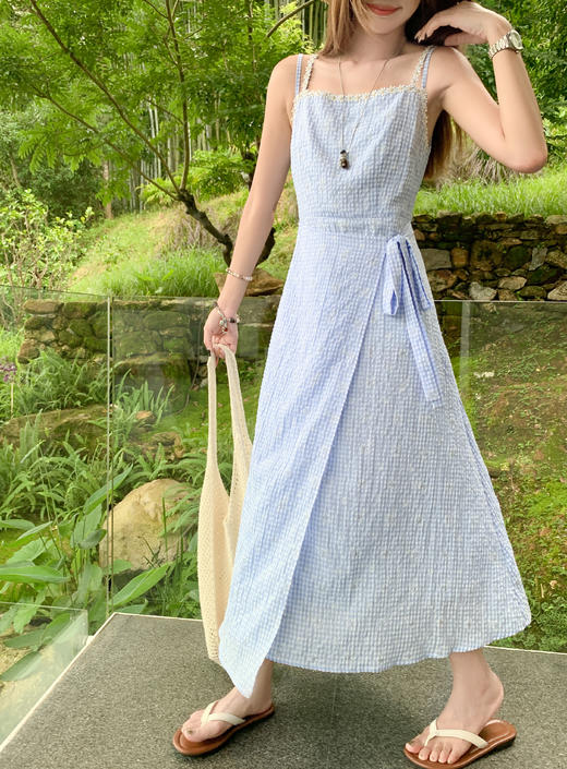 【189元任选2件】最后一波现货！蓝色吊带连衣裙 商品图10