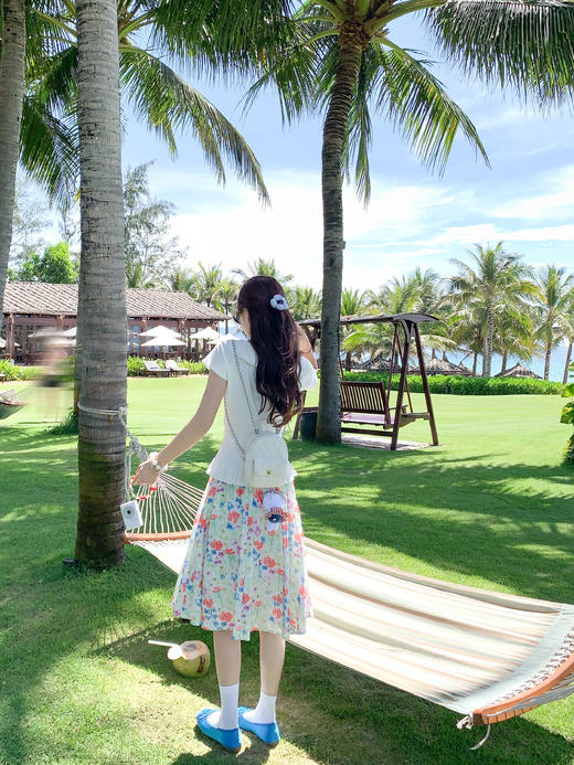 <曾小咸推荐>现货秒杀！卖完不补 ！微信打折价！娃娃领花边正肩短袖 日常119.99 立减50 秒杀69.99！ 花色半裙 日常129.99/件 立减50 秒杀79.99/件！！ 商品图11