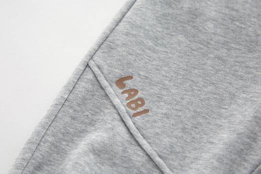 拉比童衣-3休闲i5贴袋束口长裤花灰 商品图5