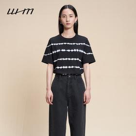 2楼素然柔软针织布圆领短袖T恤吊牌价995