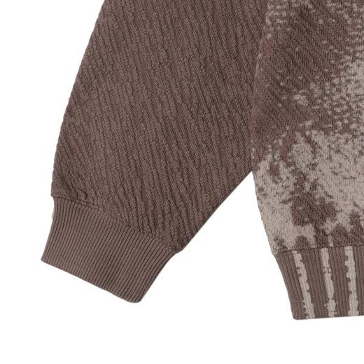 9516SDSA秋季新款男士痞帅韩版简约撞色印花菱形套头圆领卫衣宽松百搭 商品图4