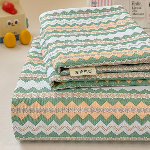 【品牌直发】加倍生活 新款原棉老粗布床单三件套 传统织造工艺 72道工序处理 传统粗布凉席 耐磨耐用 贴身柔软 商品图4