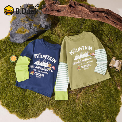 B.Duck小黄鸭童装春秋假两件T恤120-160 BF3606021 商品图0