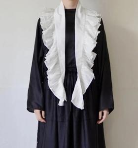 BUNON 手工真丝花边围巾