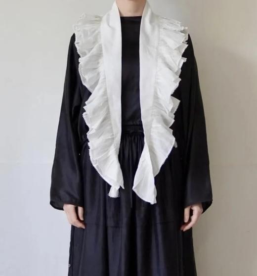 BUNON 手工真丝花边围巾 商品图0