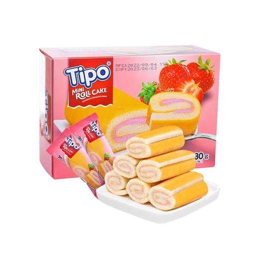 tipo迷你蛋糕卷草莓味 商品图0