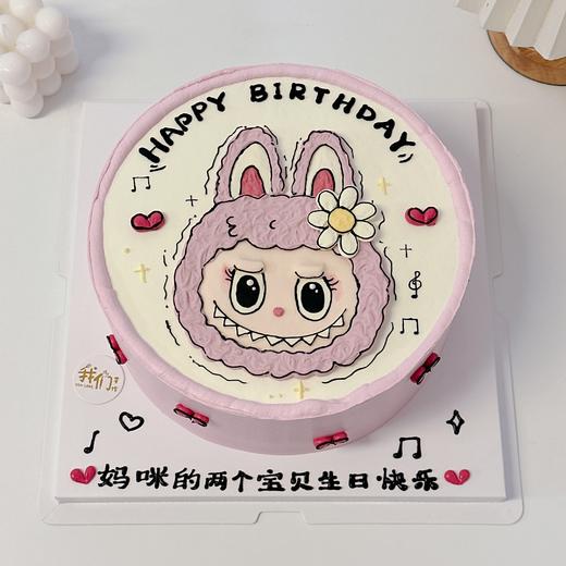 多款式~labubu拉布布卡通手绘蛋糕-低糖处理无添加 商品图11