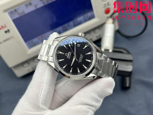 欧米茄VS海马150米系列 黑色盘 3点位日历 男士腕表 商品图3