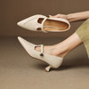 【预售5天】法式复古低跟单鞋气质浅口舒适山茶花丁字扣带玛丽珍鞋女JLY&18-750 商品缩略图2