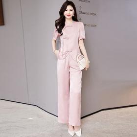 气质贵夫人时尚洋气，新中式国风两件套HR-SSQJRA658