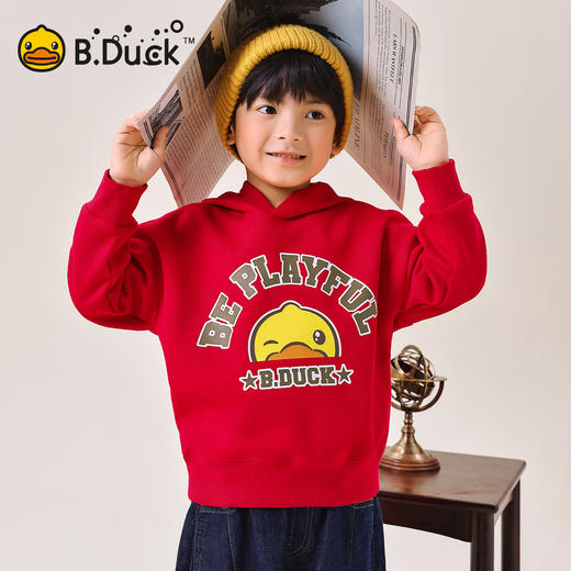 B.Duck小黄鸭童装春秋连帽卫衣110-170 BF3608075 商品图0