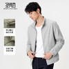 圣得西男士落肩立领夹克2025年秋季新款易打理几何拼接休闲外套 商品缩略图3